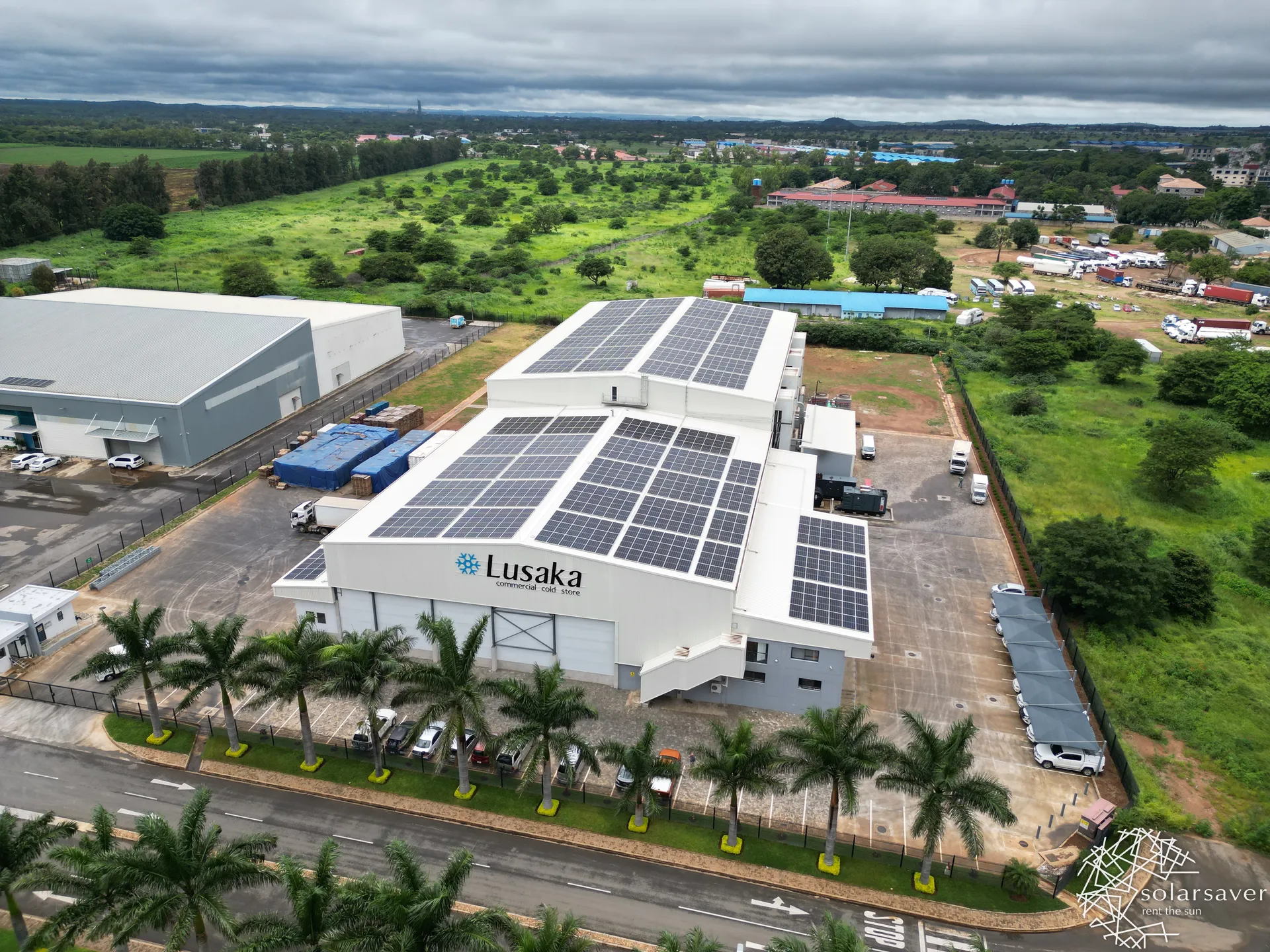 Large-scale solar at Lusaka Cold Storage, Zambia